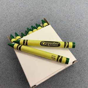 Crayola Crayons Lot of 16 Standard Size Green Verde Vert BTS